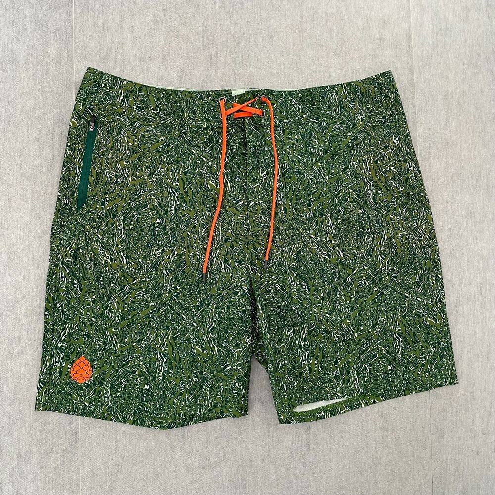 Stio Shorts Adult 35 Green Pockets Lightweight Drawstring Logo Mens 35x18.5